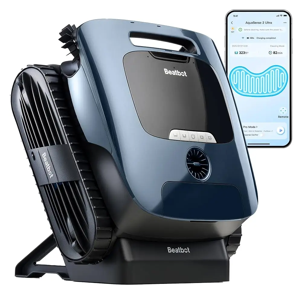 

БОЛЬШИЕ СКИДКИ ПРОДАЖИ Beatbot AquaSense 2 Ultra Беспроводной роботизированный очиститель бассейна для комплексных бассейнов, картирования бассейна с камерой AI