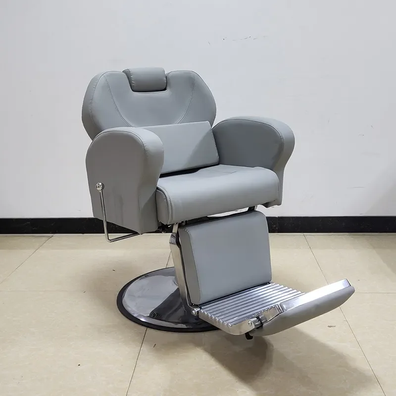 Barber Chair Hair Salon Special Reclining Large Chassis Hair Cutting Chair
