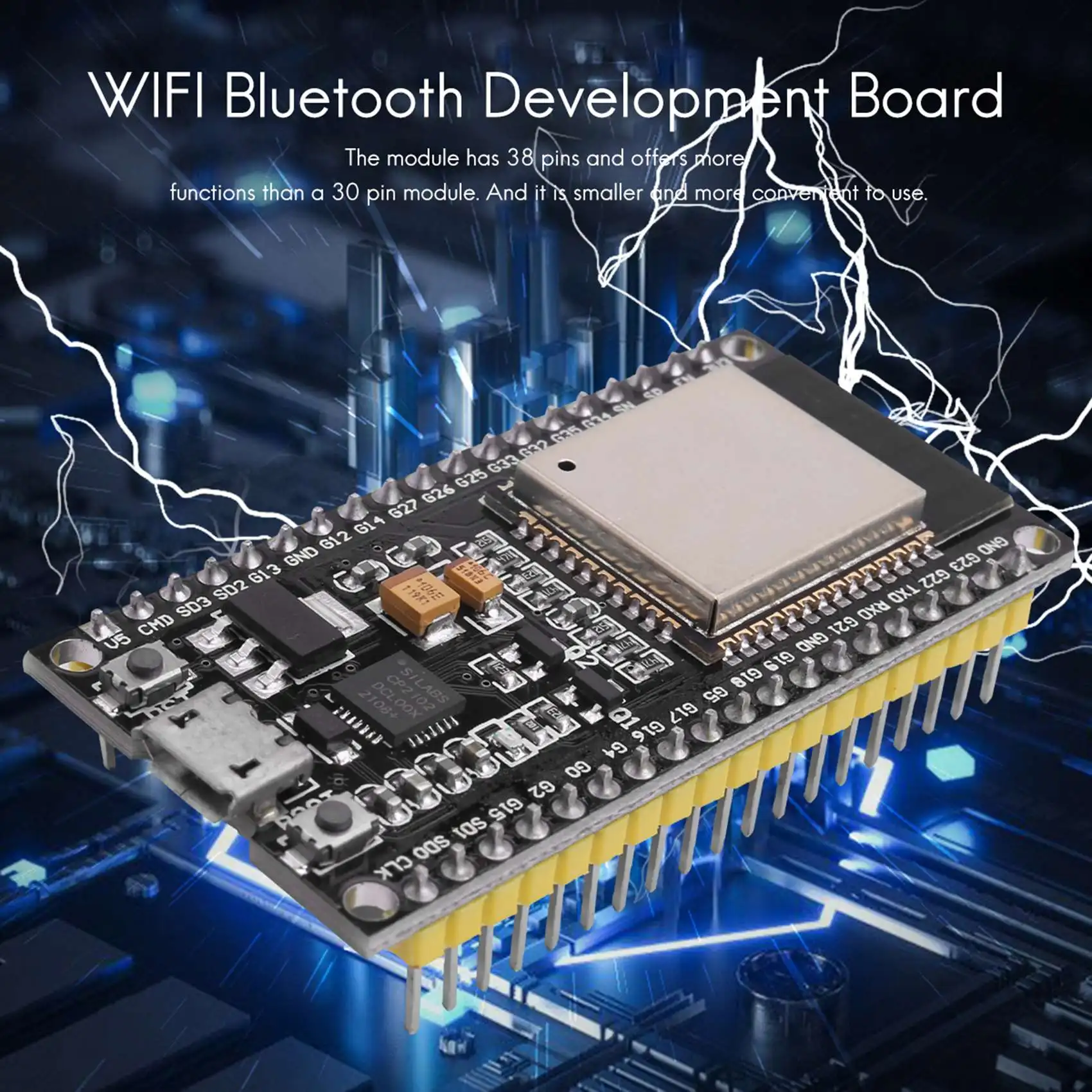 T88C ESP32 NodeMCU Модуль WLAN WiFi Dev Kit C Макетная плата с CP2102 Совместимость для