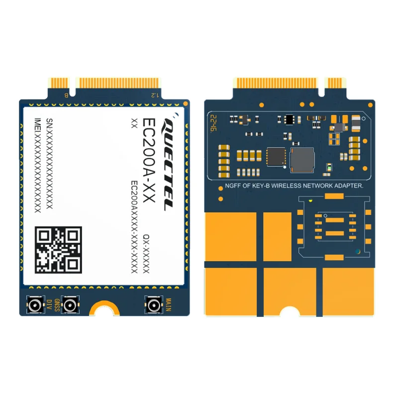 Quectel EC200A-EUHA M.2 Default is not SMT SIM and INSIM Support for INSIM CAT4 LTE Cat 1 EC25 size 40mmx30mm module series