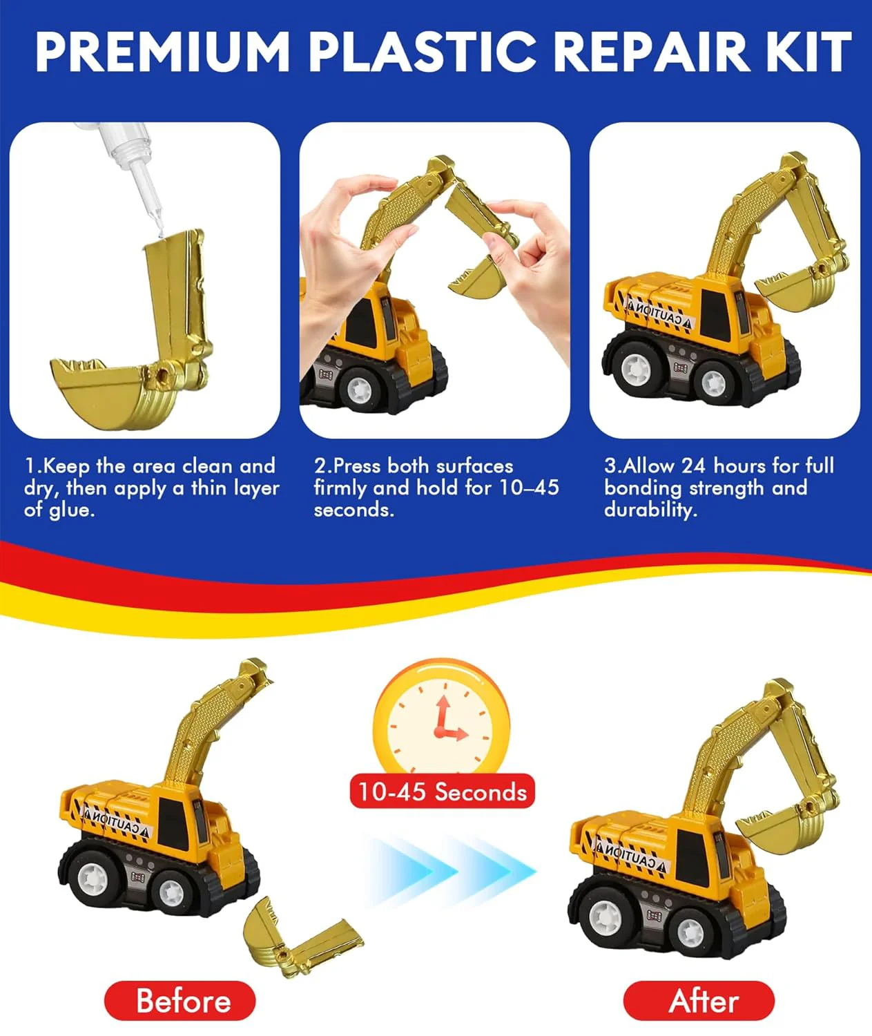 LOOLIFL، غراء فائق، غراء بلاستيكي، غراء تجفيف فوري، يستخدم للألعاب والخشب والحرف اليدوية والديكورات والمنتجات البلاستيكية وما إلى ذلك