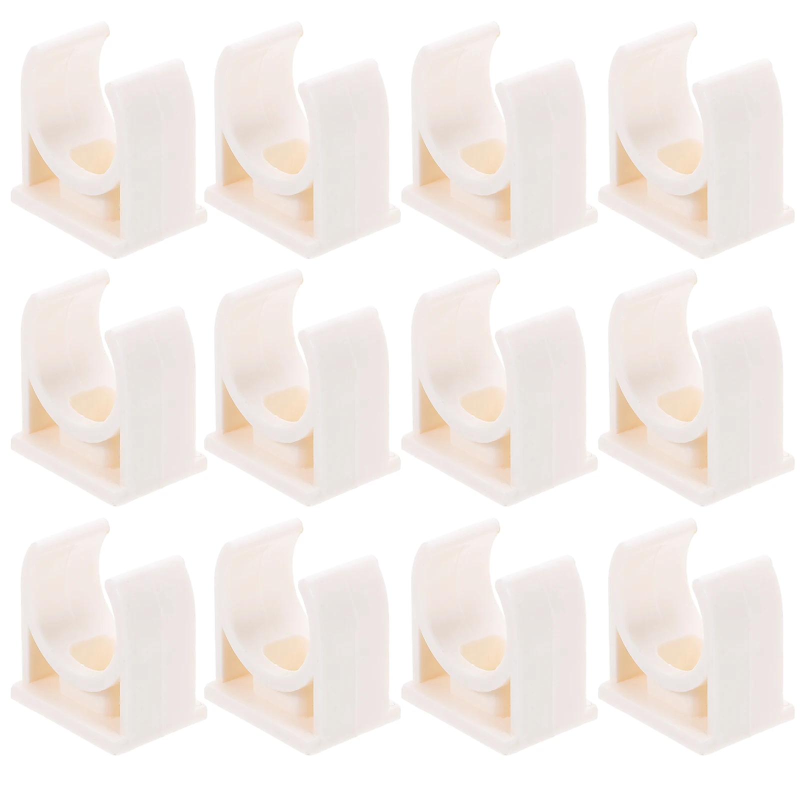 

200pcs U Shape Pipe Clamps Clips For Water Wall Fixed Support Durable Pvc Holder Gas Tube Electrician Wire Wall Mount Clamp Fast