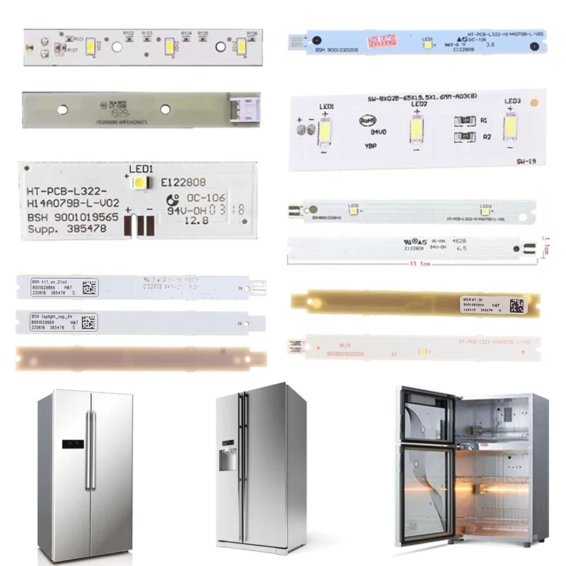 New！SW-BX02B 12V Refrigeration Light LED Light Board Lights Strip For Refrigerator LED Light Strip Bar Replacement Repair Parts
