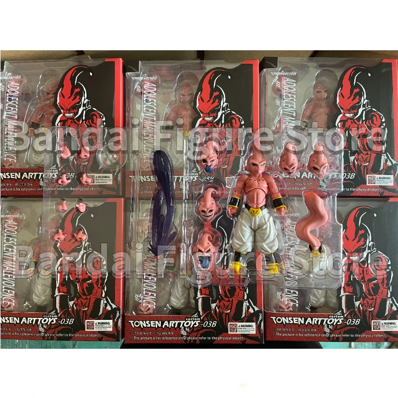 

In Stock Tonsenarttoys Dragon Ball S.H.Figuarts SHF Adolescent Malevolence Majin Buu Boo Kid Anime Action Figures Toys Model