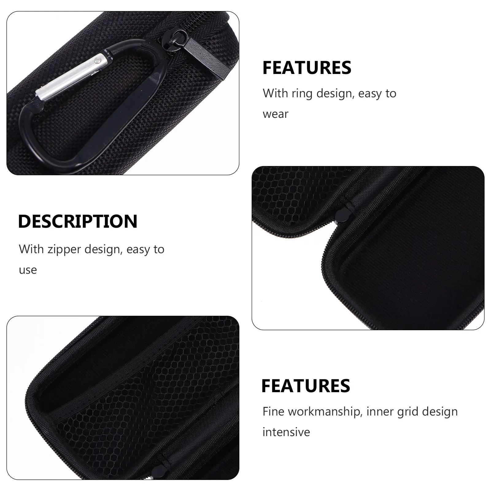 

Nylon Bag Durable Portable Birthday Gift Lightweight Compact Travel Business Trips Shock Resistant Fall