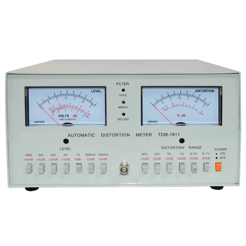 1PC TDM 1911 Desktop Distortion Tester Machine TDM-1911 Automatic Distortion Meter 0.01% - 30% Audio Distortion Meter 110/220V