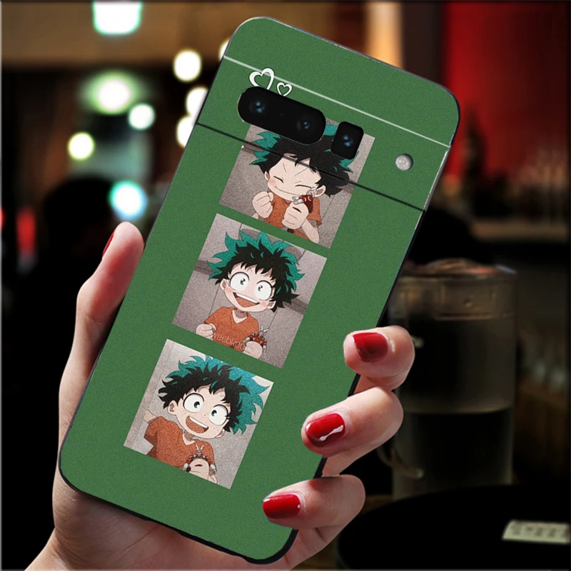 Phone Case For Google Pixel 10 9 Pro XL 9A 8 7 6 Pro Pixel 8A 7A 6A Pixel 8 7 6 5 Anime My Hero Academia deku bakugou