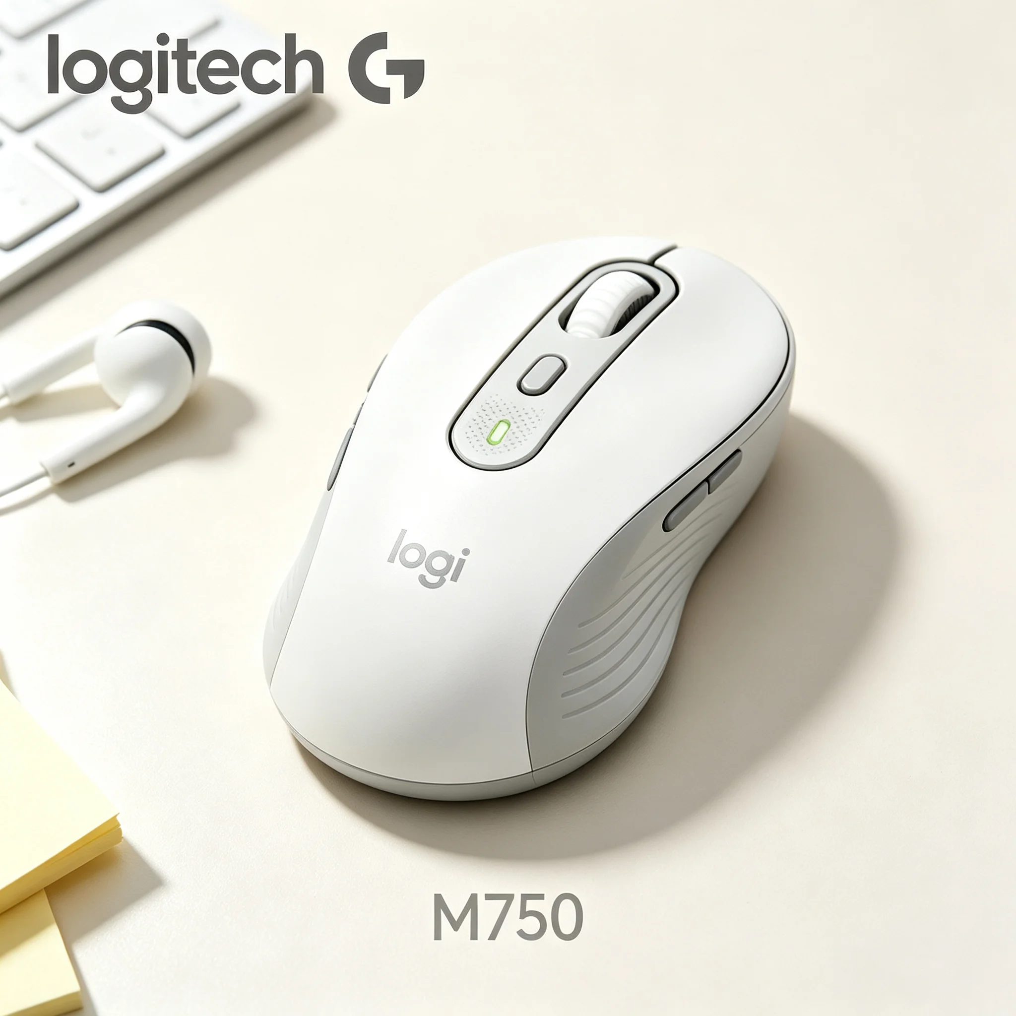 Original Logitech M750 Mouse Reliable Wireless Transmission Silent Click For Office Daily Use & Light Gaming