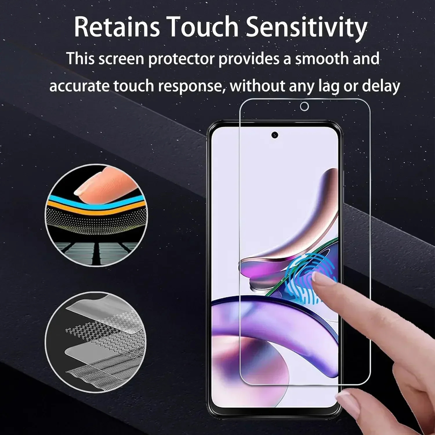 2/4szt Szkło hartowane do Motorola Moto G14 G54 G84 G04 G04S G64 G52 G32 G42 G62 G72 G82 5G Folia ochronna na ekran