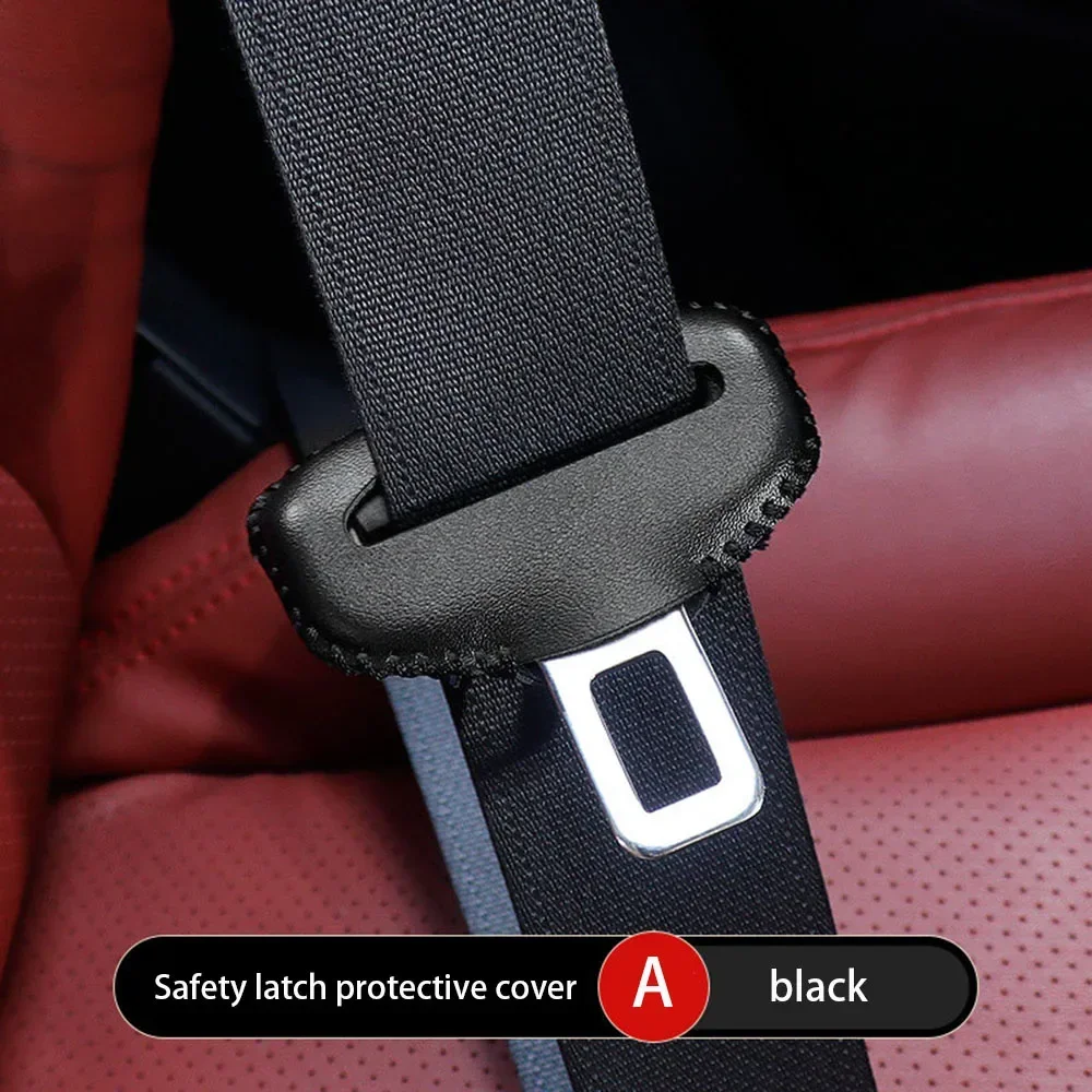 1 STKS Universele Autogordel Gesp Cover Protector Anti-collision Case PU Lederen Bescherming Slijtage Auto-interieur Accessoires