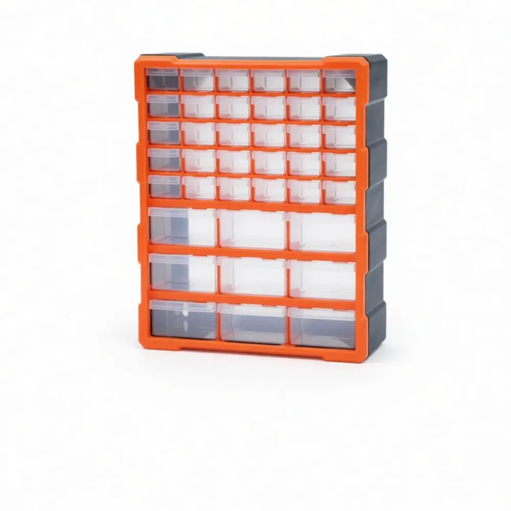 Stackable Drawer Cabinet For Hardware Screws Nails Electronic Components Hobbyist Craft Storage Organizer Unit