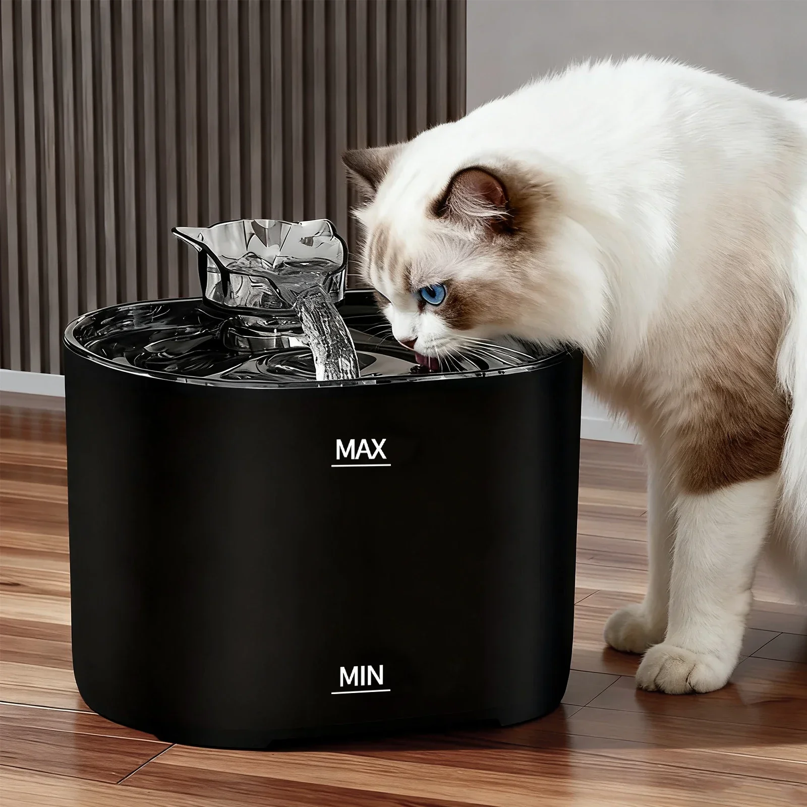 Bebedouro Elétrico Silencioso para Animais de Estimação 74.39 oz/2.2L, Fonte Automática para Gatos com Filtro