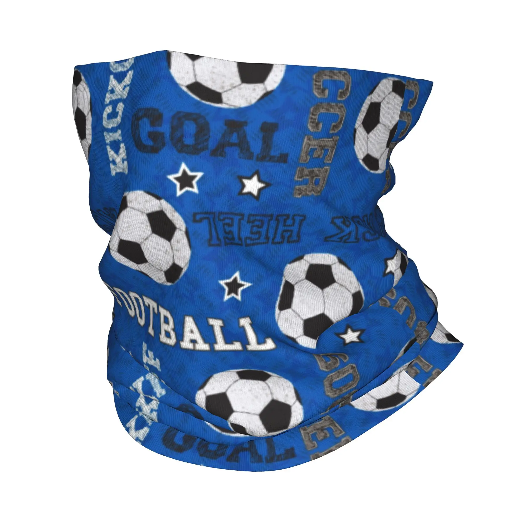 Custom Football Soccer Bandana Neck Gaiter for Ski Hunting Women Men Wrap Scarf  Balaclava Warmer