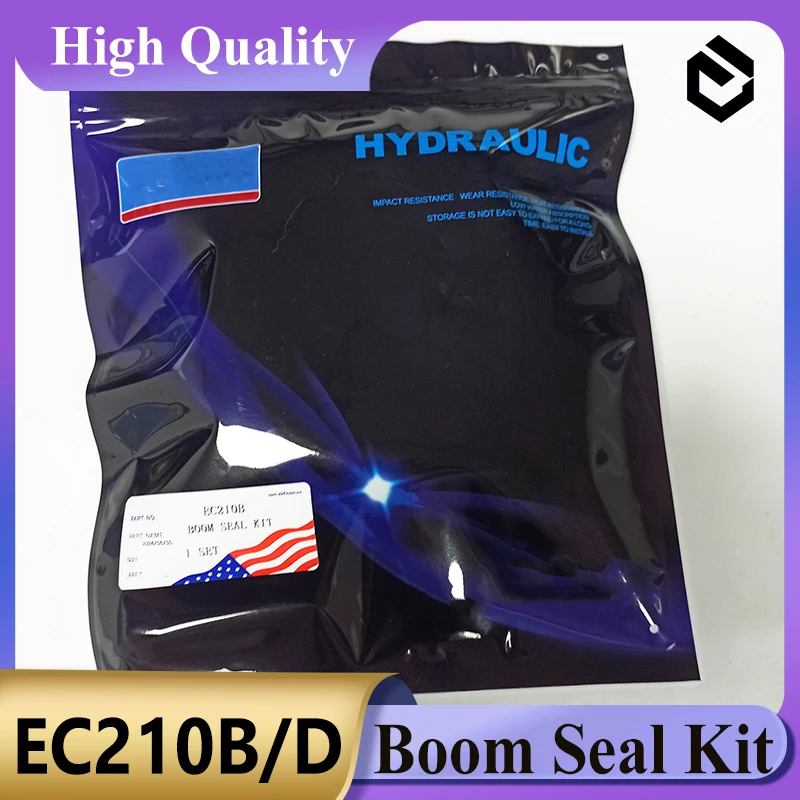 EC210B/D Boom Seal Kit Cylinder Seal Kit for EC210B EC210D Excavator Seal Kit Parts