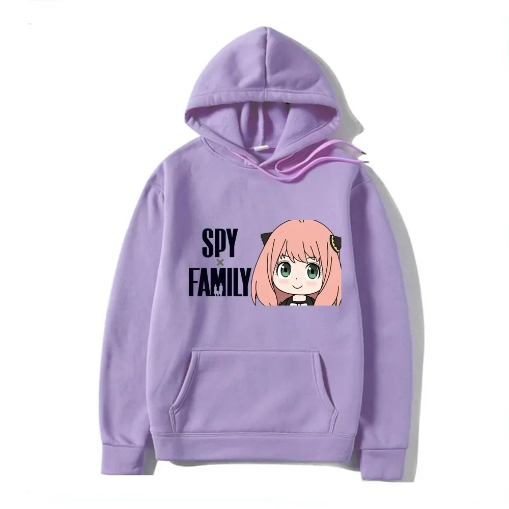 Anime SPY × FAMILY Character Images Street Culture Printed Women's Trendy Clothing Sports Style All Season Fashion Leisure