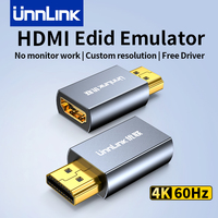 Unnlink HDMI Edid Emulator 4K 60Hz Work with Mac Thunderbolt to HDMI Switches/Extender/AV Receiver/Video Splitters