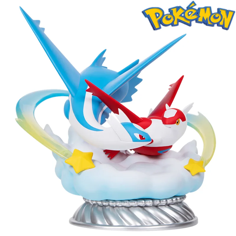 Pokemon model Latios Latias figure combination collection doll ornaments anime game peripherals Kawaii birthday gift toys