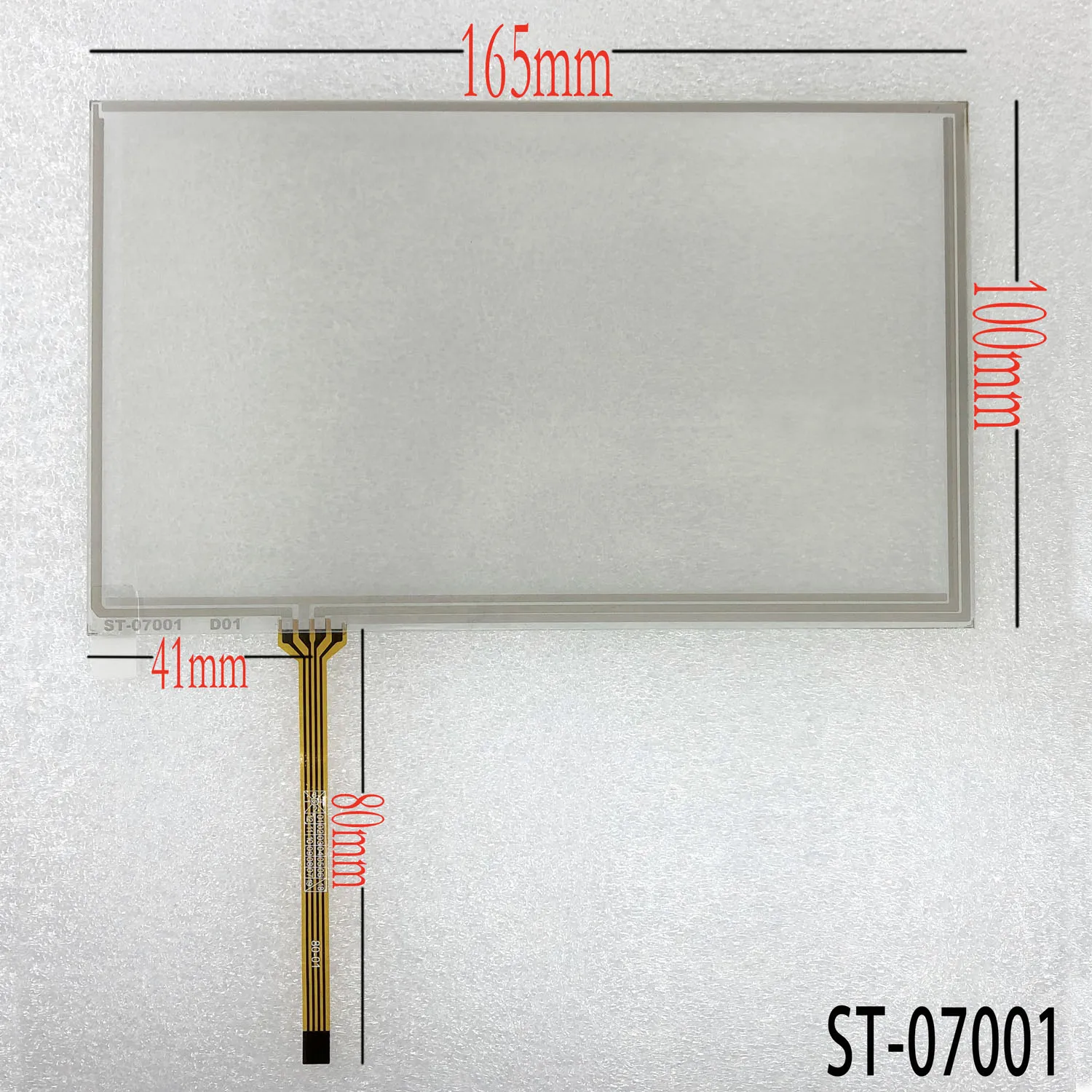 New ST-07001 compatible with 7-inch 4-wire resistive touch screen TouchSensor 165mm * 92mm