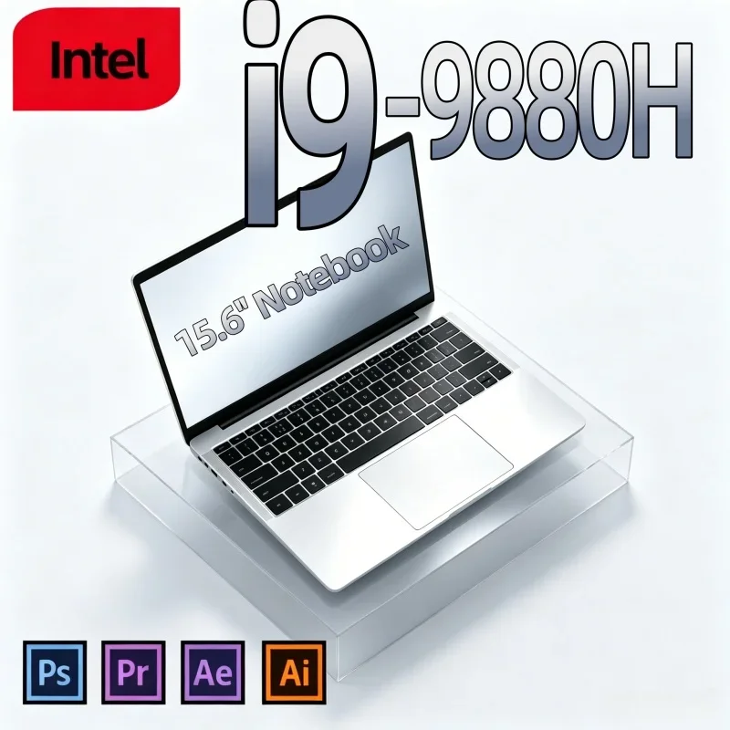 High Performance 15.6 Inch 2026 Notebook i9-9880H 120Hz FHD IPS 16&32GB RAM 2TB SSD Backlit Keys Long Standby PC