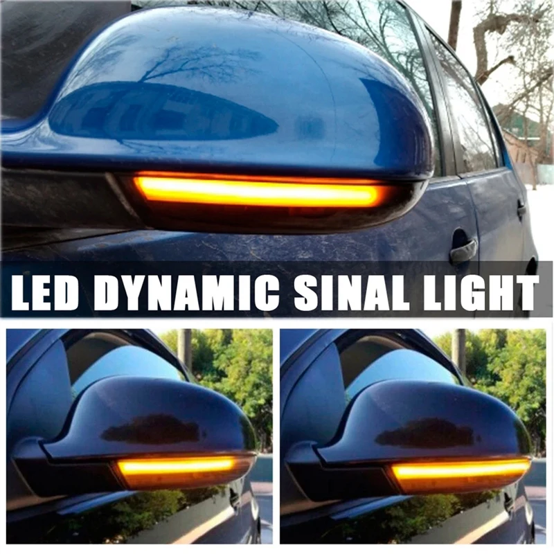 Dynamiczny kierunkowskaz LED z migaczem do GOLF 5 -GTI Plus MK5 Jetta Passat B6 B5.5 Variant EOS Sharan