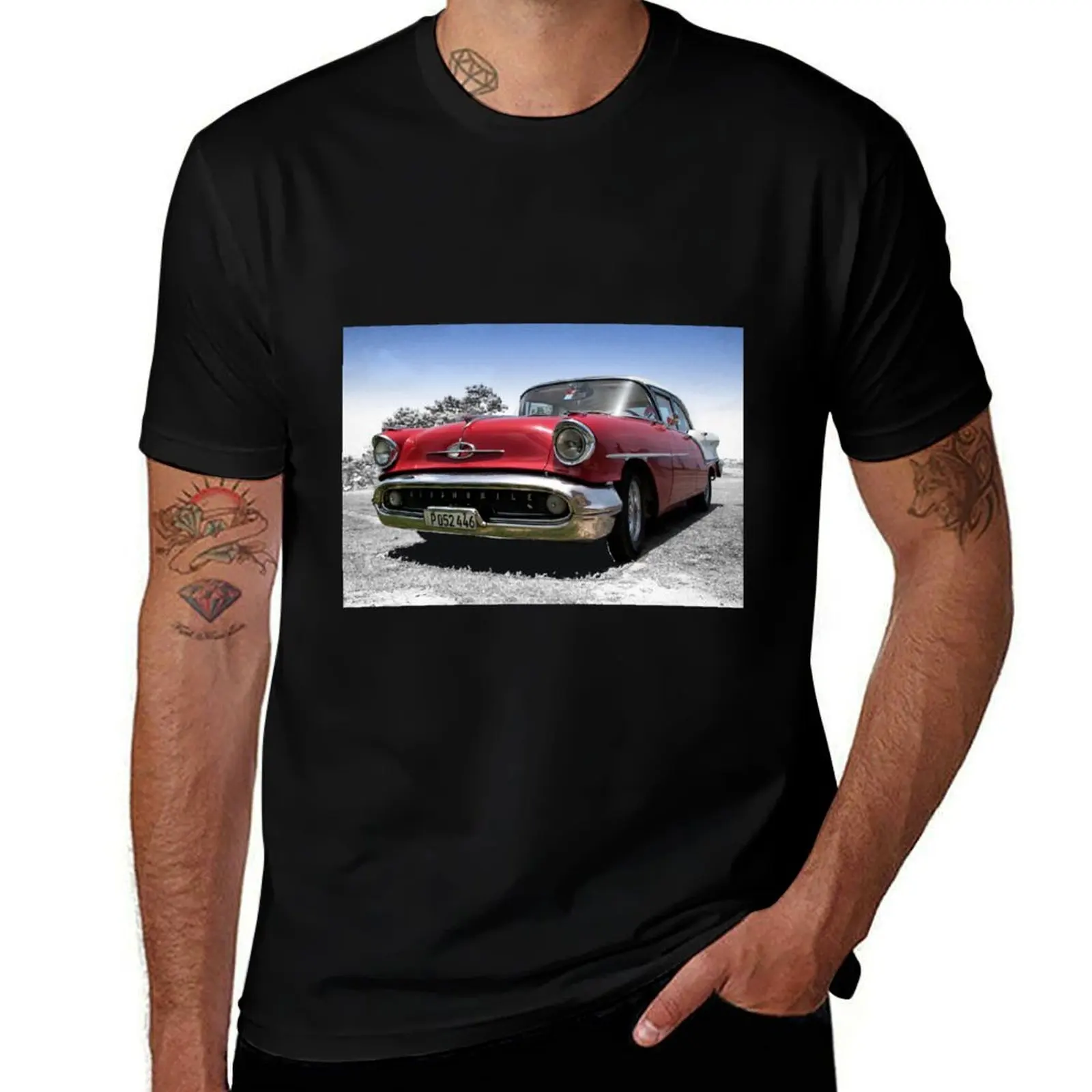 1957 Oldsmobile Super 88 T-Shirt heavyweights korean fashion Luxury man luxury clothes men