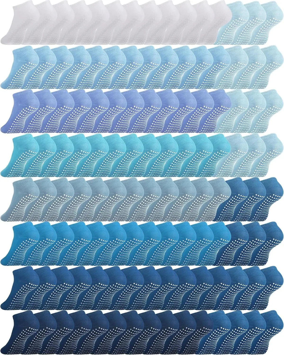 

60 пар нескользящих хлопковых носков для йоги для женщин, пожилых людей, для использования в больницах, для занятий пилатесом и балетом