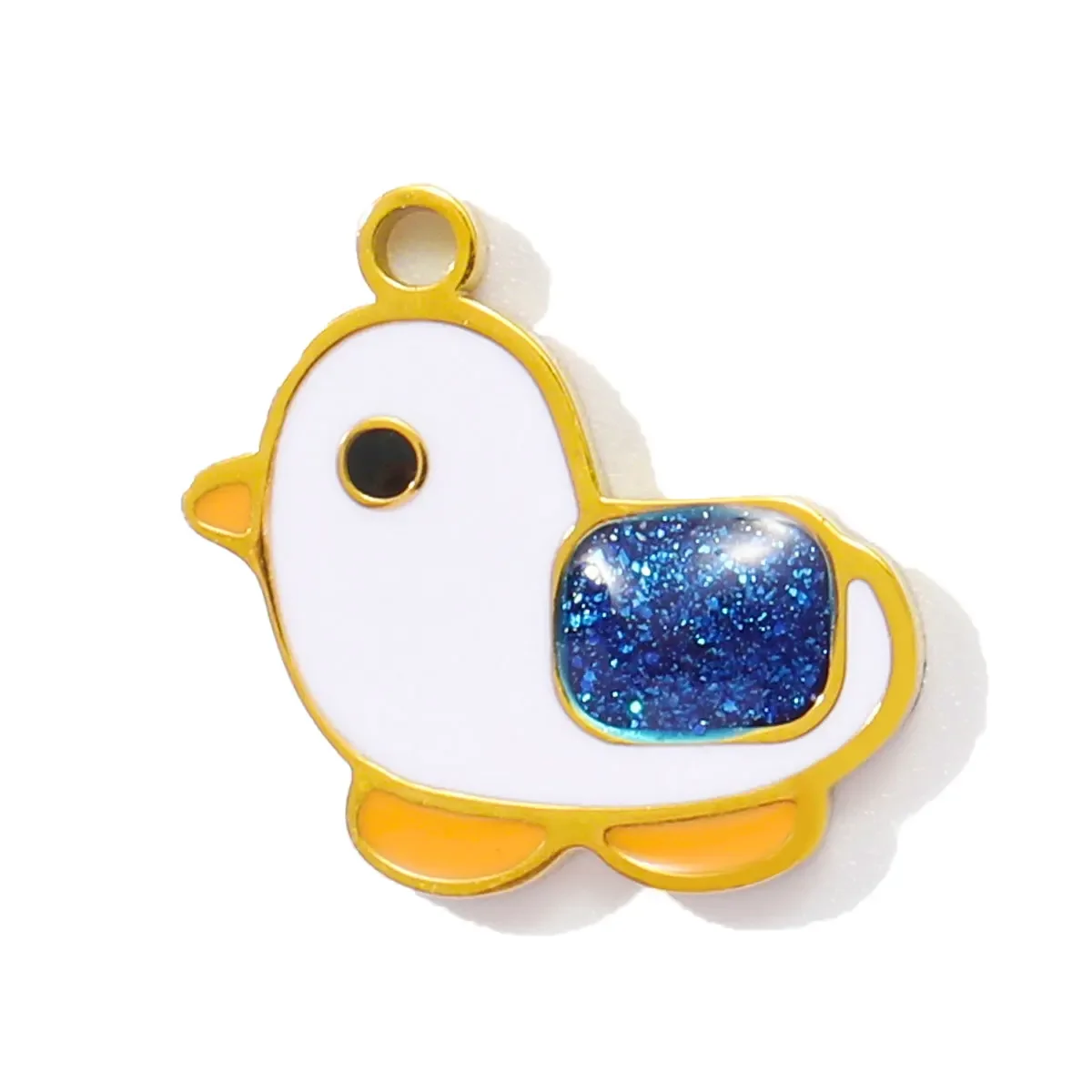 3 قطعة/الوحدة الفرنسية الفولاذ المقاوم للصدأ المينا حمامة الطيور السنجاب سوار Charms قذيفة محارة المرجان ذيل السمكة المعلقات مجوهرات بأشكال حيوانات