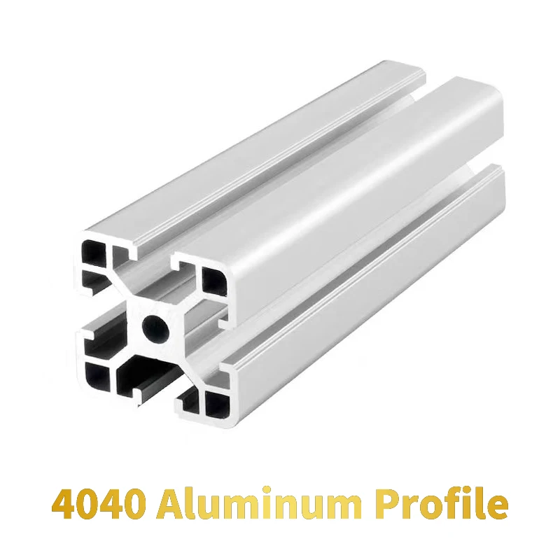 4040 aluminum profile extrusion 100mm-1000 mm EU standard CNC aluminum profile 3D printer parts anode wire guide aluminum profil