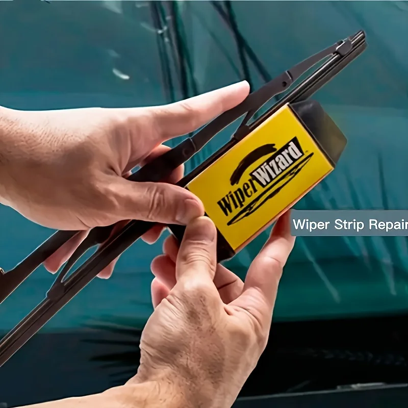 Yellow Miracle Wiper Blade Car Wiper Strip Restorer Cleaning Brush Immediate Recovery and Repair Achieve Clear Vision