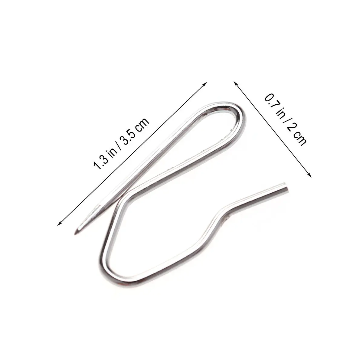 380Pcs Stainless Steel S Hooks Heavy Duty Rustproof Curtain Hangers Space Saving S Shaped Hooks for Bedroom Bathroom Kitchen