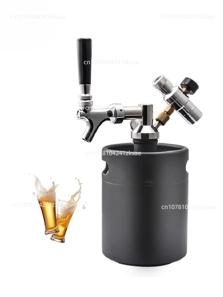 Portable Bar Party Stainless Steel Carbon Dioxide Barrel Beer Barrel 5-liter Barrel