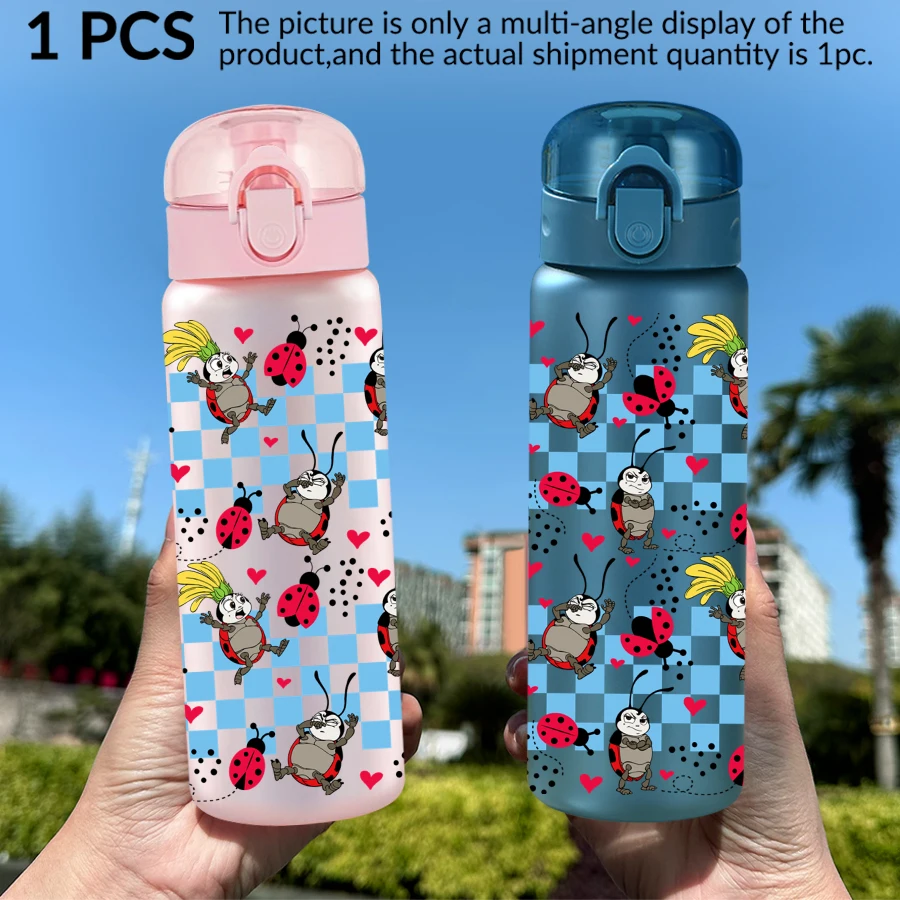 1 قطعة ديزني ساندي الخنفساء نمط 26 أوقية زجاجة ماء بلاستيكية الرياضة في الهواء الطلق كوب ماء عيد ميلاد/هدية العودة للوطن #4