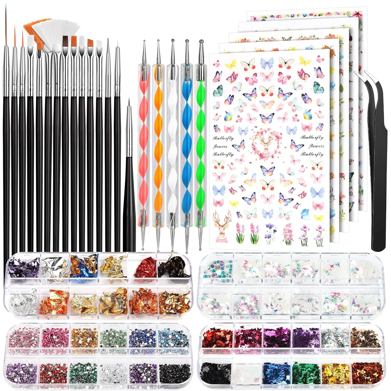 

Luxurious Deluxe Nail Art Kit – High-Quality Supplies for Stunning, Elegant Designs – Perfect for Professional and DIY Nail