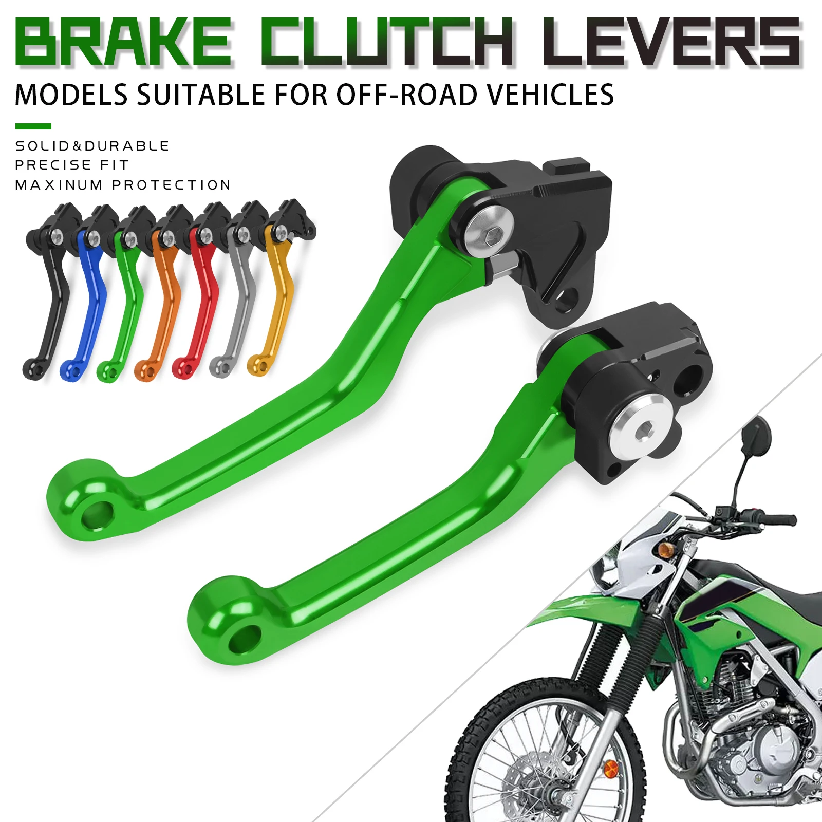 

For Kawasaki KX65 KX85 KX100 2001-2021 KX250 KX250F KX125 2000-2005 Pivot Foldable Brake Clutch Levers Motorcycle Dirt Pit Bike