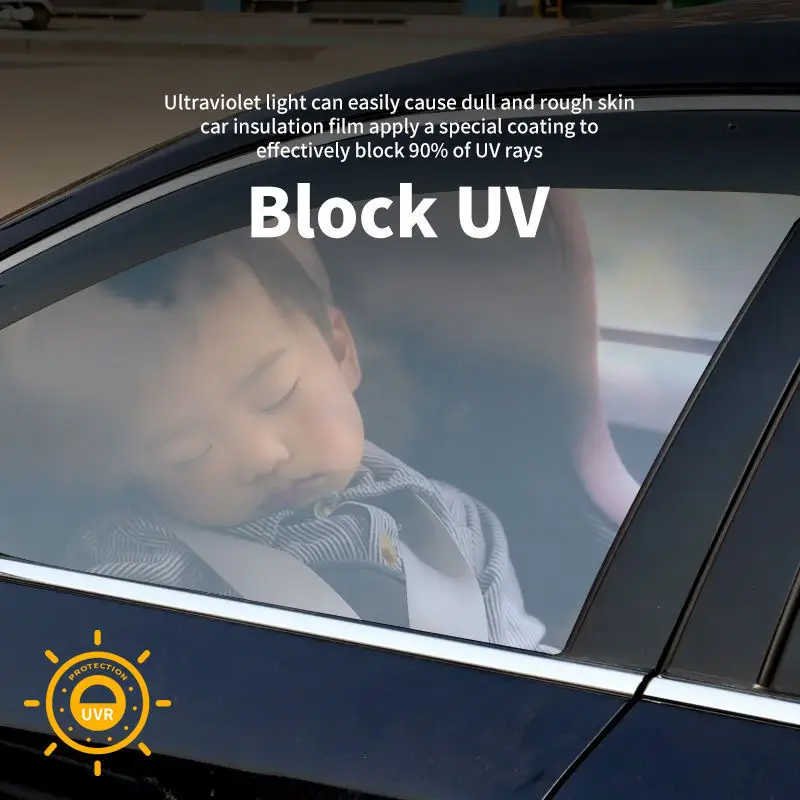 50 cm x 3/10 m Autofenster-Tönungsfolie, Sichtschutz-Vinylfolien, Sonnenschutz-Aufkleber, Fensterabdeckung, Schutzfolie für Glas, UV-Schutz für Autos, Sonnenschutz – Detail 8