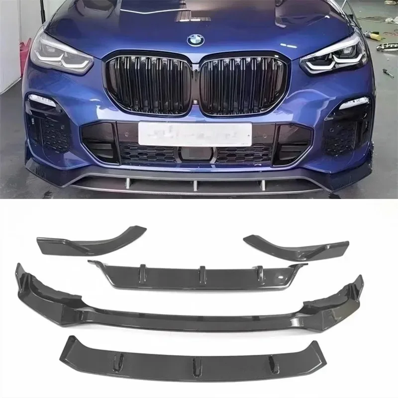 

For BMW X5 G05 2019-2023 ReaI Carbon Fiber Bumper Front Lip Rear Diffuser Under Spoiler Splitter Body Kit