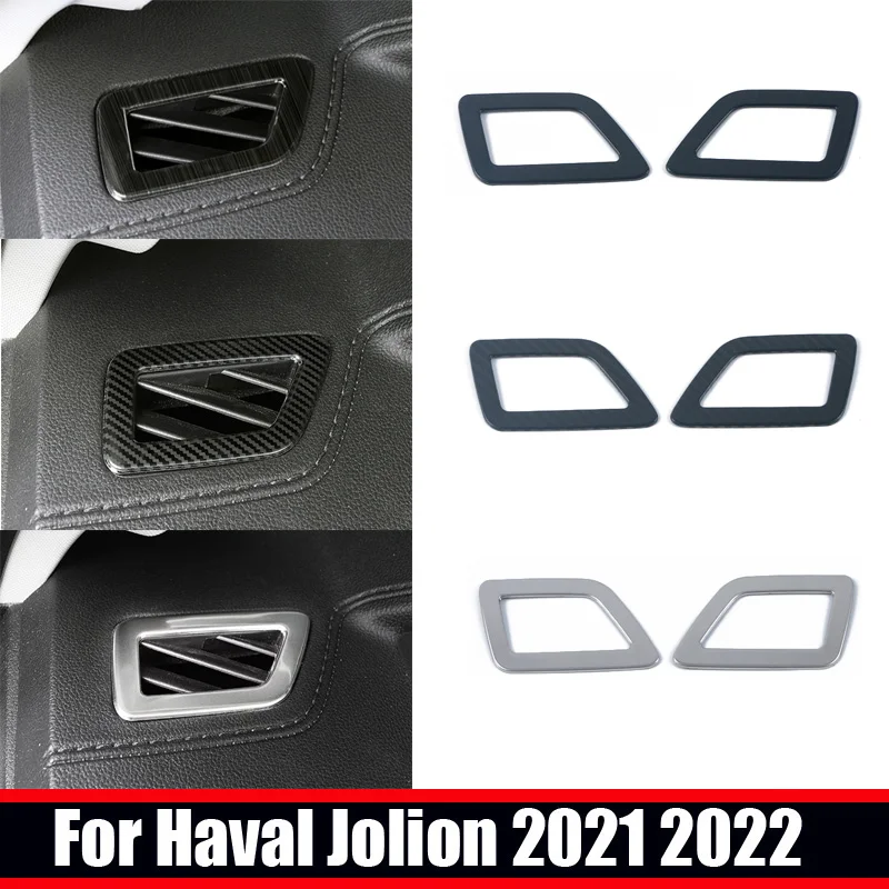

For Haval Jolion 2021 2022 Interior Accessories Car Dashboard Air Conditioner AC Outlet Vent Frame Ring Decorator cover stikcer