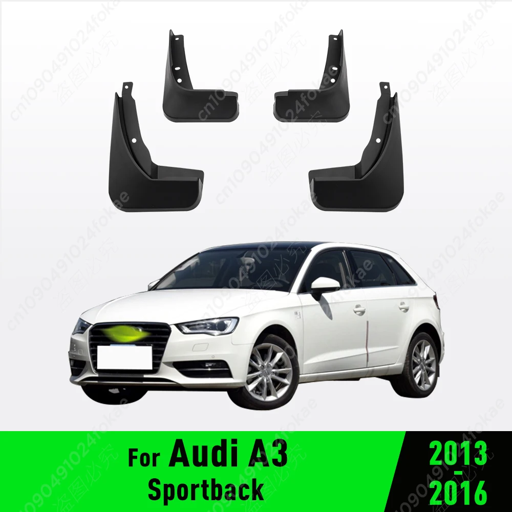 For Audi A3 Sportback 2013 2014 2015 2016 Fender Mudflaps Splash Guards Mudguards Mud Flaps car Accessories