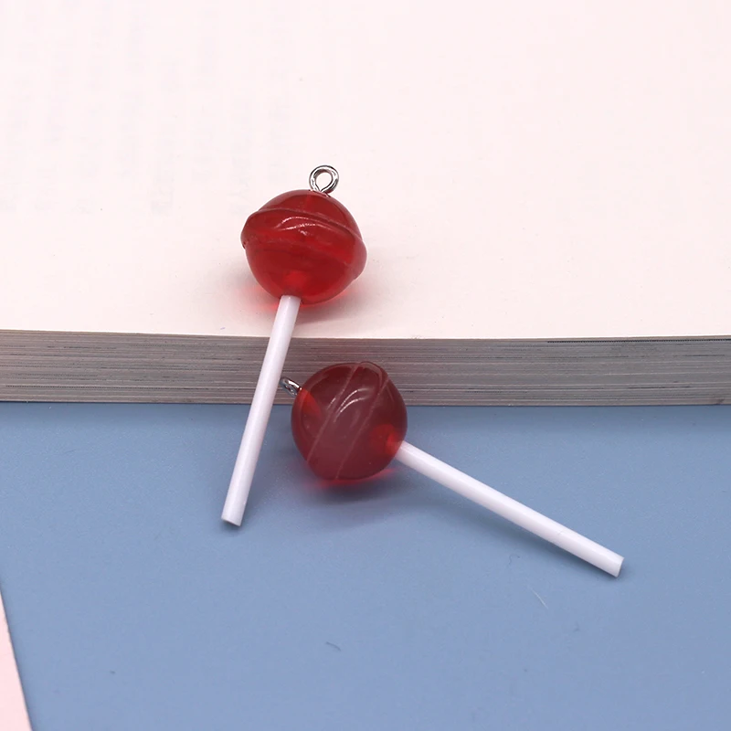 الجملة 30/50/100 قطعة ثلاثية الأبعاد مصاصة الراتنج السحر السائبة كوكب مصاصات الحلوى قلادة ل حلق المفاتيح Diy بها بنفسك مجوهرات جعل