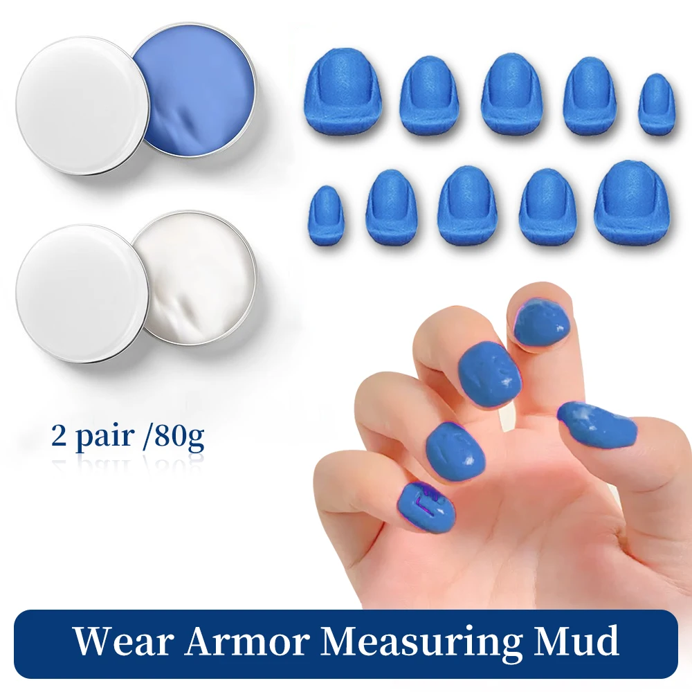 Nail Mold Dental Impression Material  kit B Silicone Teeth Molding Moulding Materials Systems Bite Putty Wear Armor Measuringkit