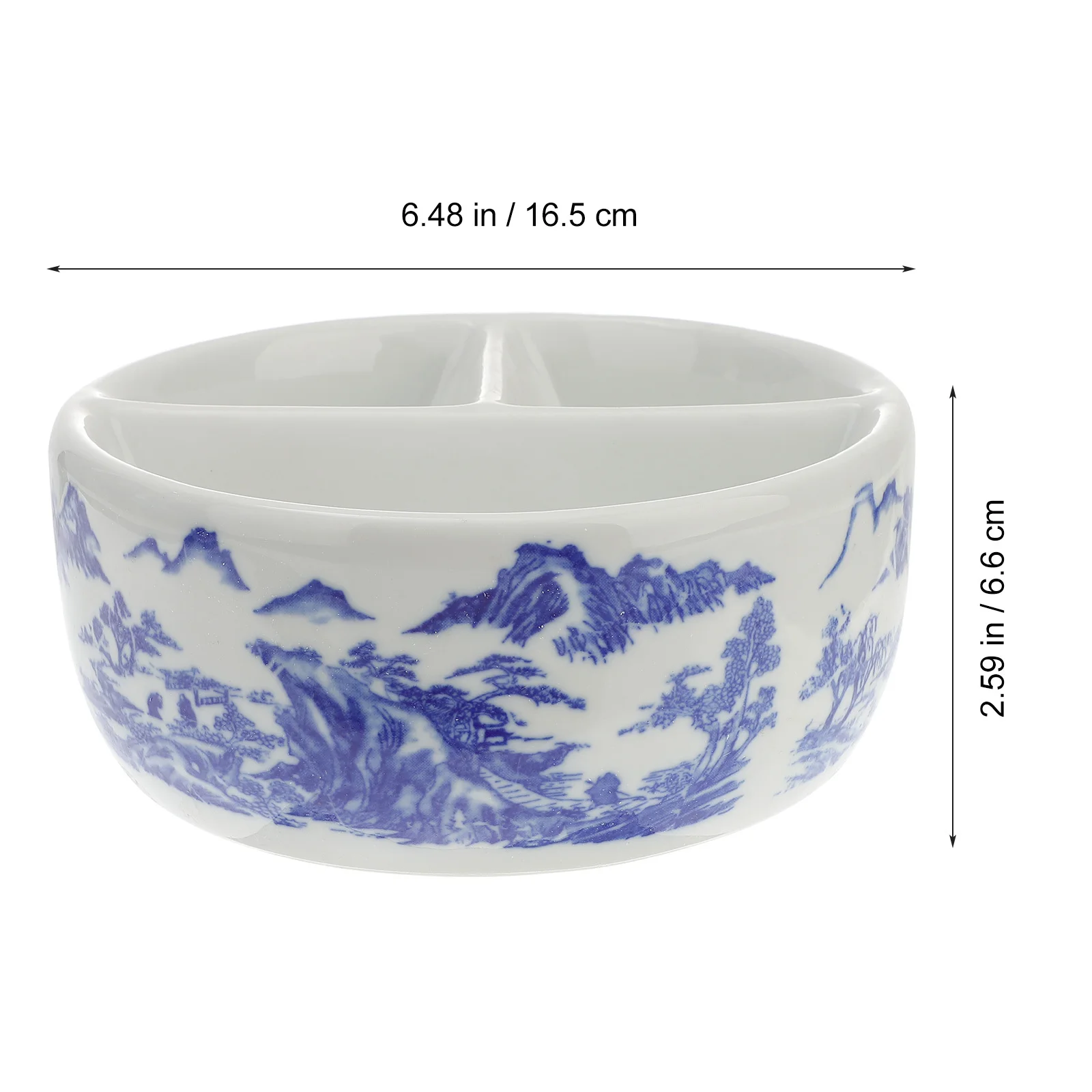 1Pcs Ceramic Mixing Palette with Flower Pattern Smooth Surface Easy Clean for Watercolor Acrylic Oil Painting Color Mixer Tool