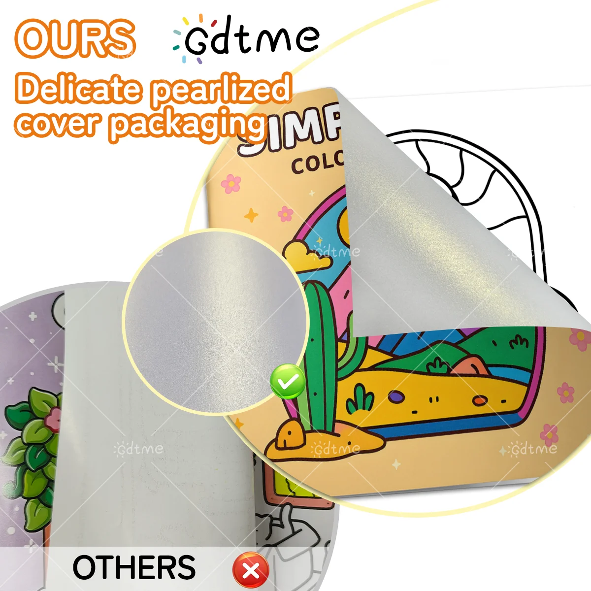 SIMPLE ART : Coloring Book for Adults Featuring Pearlescent cover Cute Cozy Daily Activities for Relaxation DIY Painting Drawing