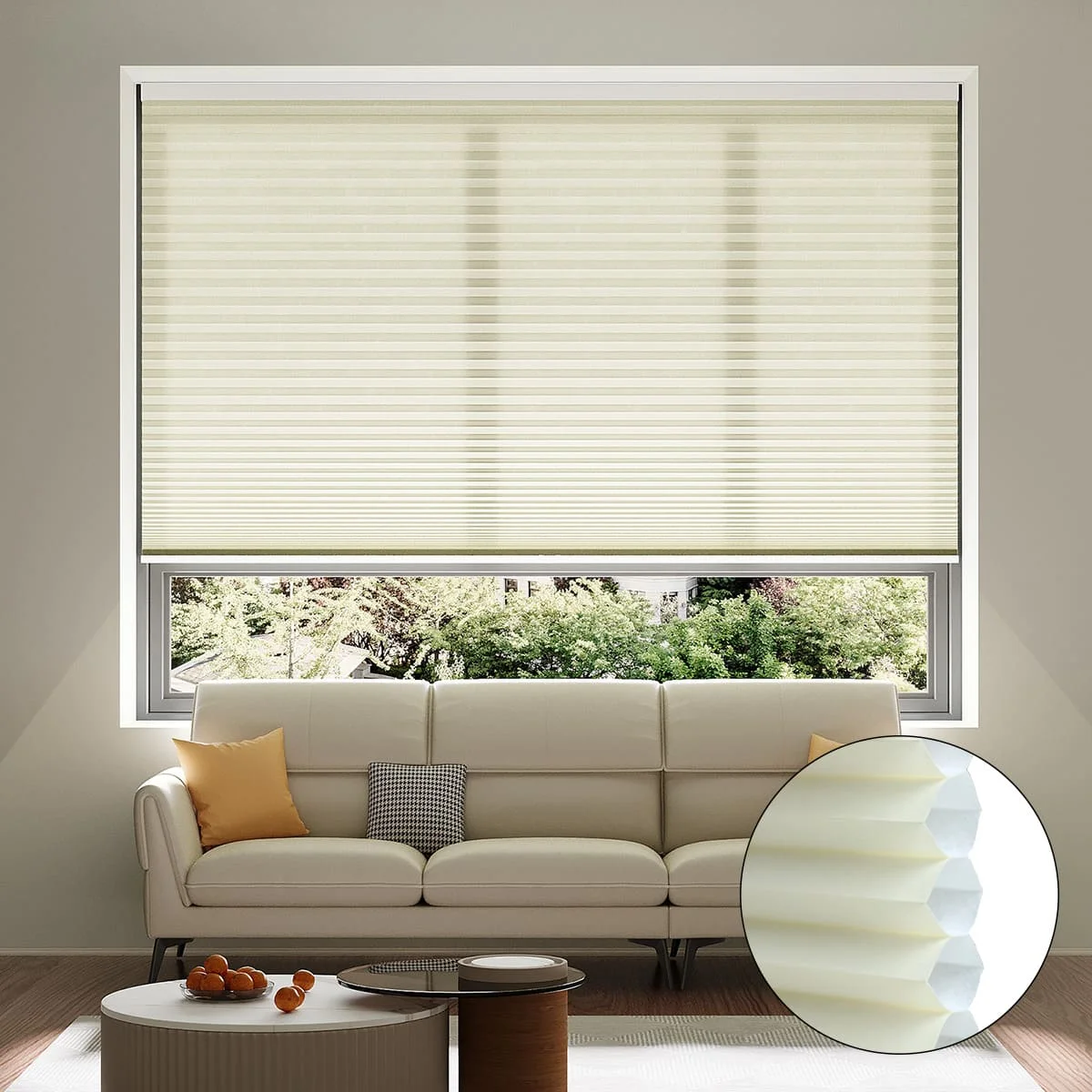 

Cordless Honeycomb Lampshade Filter Honeycomb Blinds Blackout Curtains Top Down Bottom Up Perfect for Families