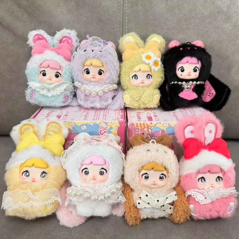 

Подлинная плюшевая кукла Nommi Mibao Sweet Bunny, сумка в виде слепых коробок, очаровательная сумка, подарок на день рождения, милая плюшевая сумка, очаровательная слепая коробка-сюрприз, в наличии