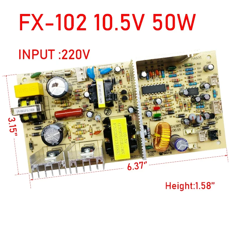 FX-102 10.5V 220V 50W Red Wine Cabinet Power Board Main Board Power Supply Refrigerator Accessories PCB121110K1