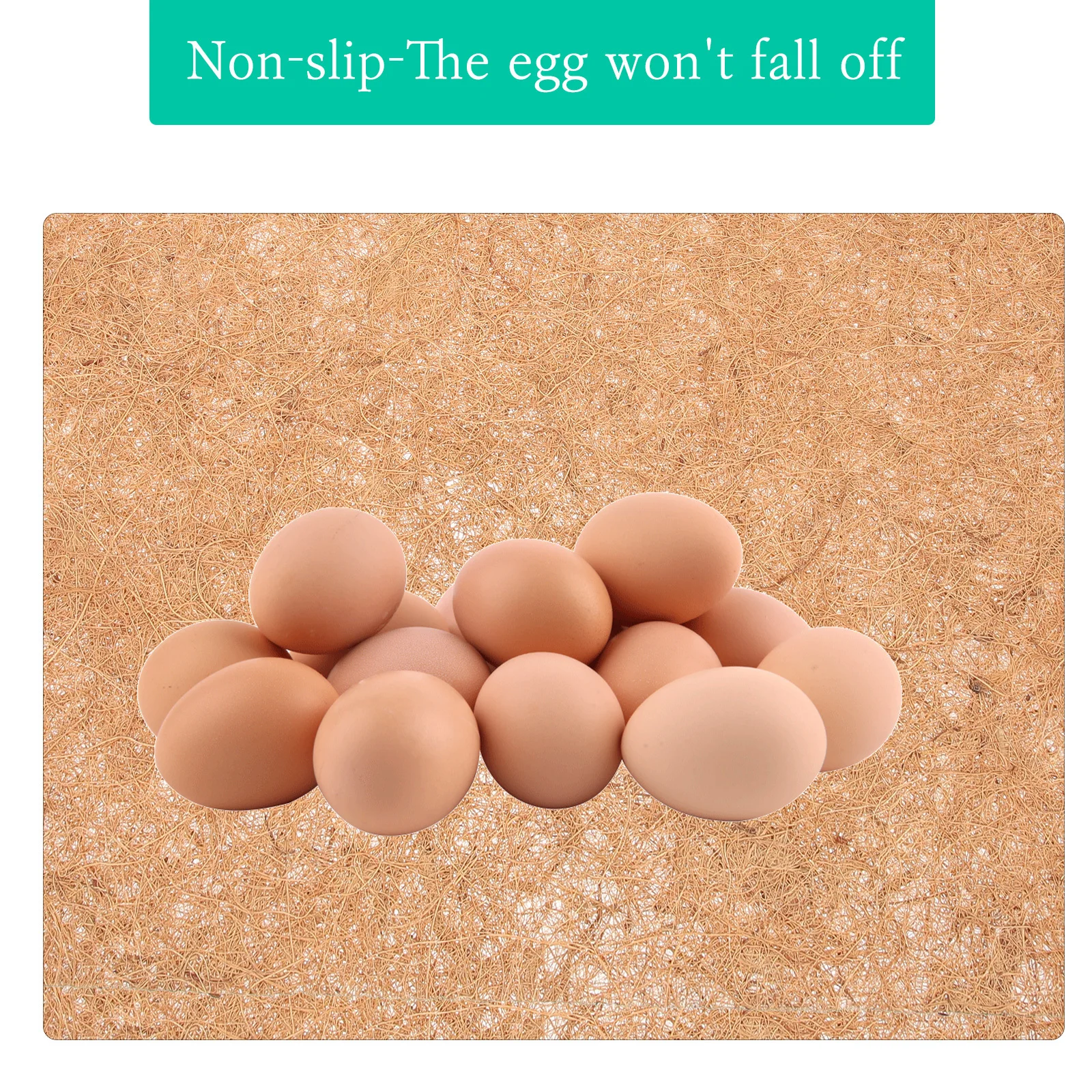 

5Pcs Chicken Nesting Pads Natural Durable Hen Nest Box Mats Reusable Chicken Egg Cushions for Coop Nesting Box Pads