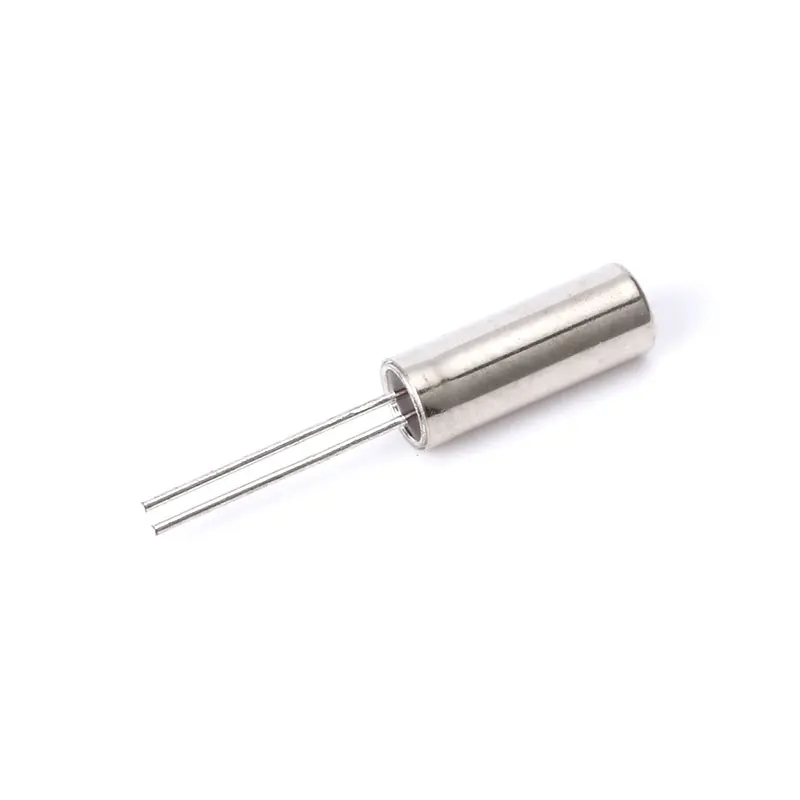 10pcs 32.768 kHz 32768HZ Frequency Oscillator Crystal Cylender 3X8mm Load Capacitance 12pf Tolerance 20ppm