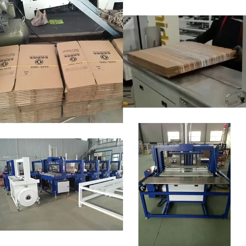 for Pet strapping machine pp belt vertical strapping machine Fr carton packaging