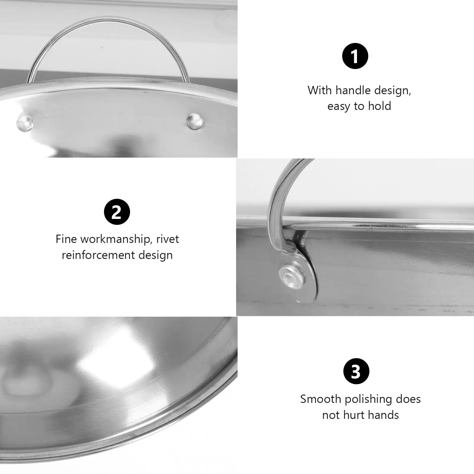 

Multifunctional Stainless Steel Dry Pot Double Ear Hot Pot Thickened Alcohol Cooking Pan Kitchen Cookware Reheating Stockpot