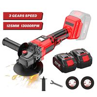 125mm Brushless Electric Cordless Angle Grinder Cutting Polishing Machine Speed Digital Display Power Tool fit Makita Battery